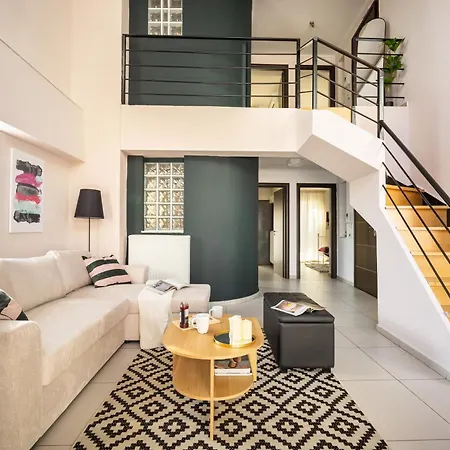 Apartment Duplex In Gazi With Acropolis View
