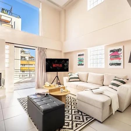 Duplex In Gazi With Acropolis View * Athens