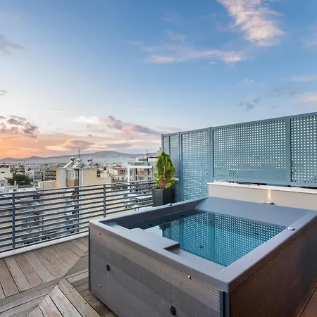 Apartment Acropolis View Luxe Penthouse With Outdoor Terrace Hottub