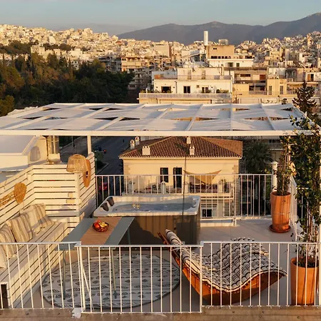 Apartment Rooftops Of Athens-acropolis Jacuzzi & View