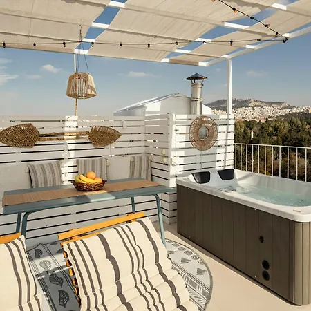 Apartment Rooftops Of Athens-acropolis Jacuzzi & View Athens