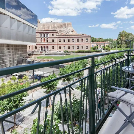 Acropolis View Modern Deluxe With Balcony Apartment