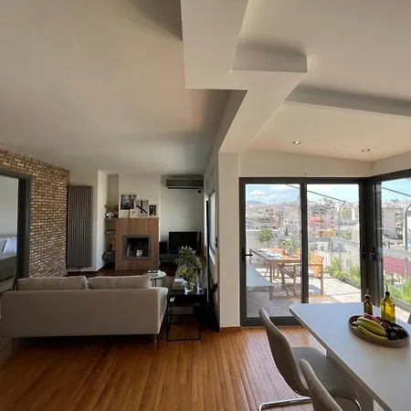 Acropolis Cityscape Loft Apartment Athens