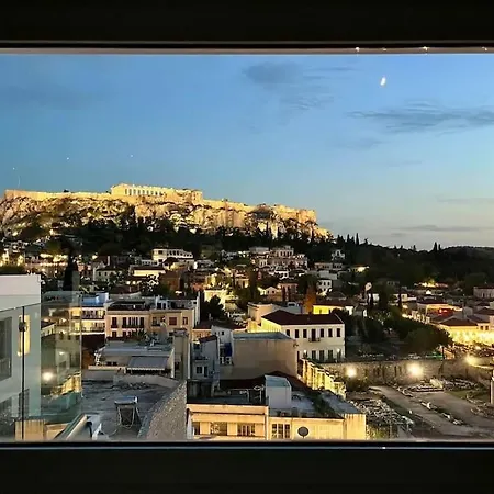 Monastiraki -acropolis View Penthouse With Terrace Appartement