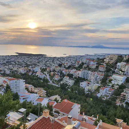 Voula Hill Panoramic Views Of Sea And 129 Sqm 2 Bedrooms 2 Bathrooms Big Fully Equipped New Peaceful Διαμέρισμα *