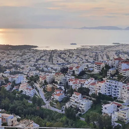 Voula Hill Panoramic Views Of Sea And 129 Sqm 2 Bedrooms 2 Bathrooms Big Fully Equipped New Peaceful Διαμέρισμα Αθήνα