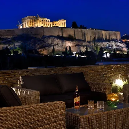 Outstanding Karyatis Luxury Maisonette 3 Bedrooms Stunning View Of The Acropolis * Athene