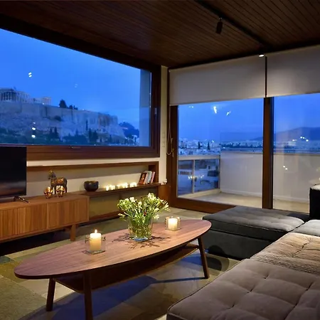 Villa Outstanding Karyatis Luxury Maisonette 3 Bedrooms Stunning View Of The Acropolis