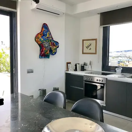 Stylish Penthouse With Acropolis And 360 View Athens