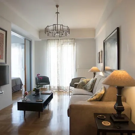 Elegant 2 Bedroom Under Acropolis Lägenhet Aten