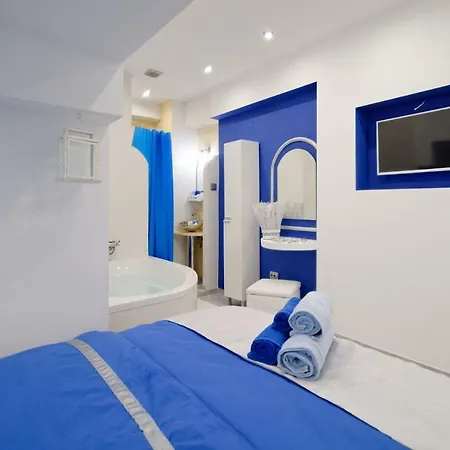 Santorini Style In Athens, Greece Apartment