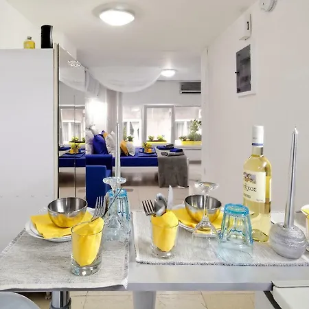 Santorini Style In Athens, Greece Apartment Athens