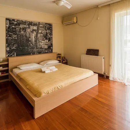 Family Getaway, Spacious And Luxurious, Sea View, Terrace, Next To Voula Beach, 20min From Center *