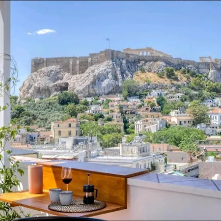 Acropolis Stunning View Penthouse In Plaka For 2! Apartment