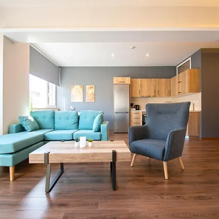 Abstract Flat With Urban View