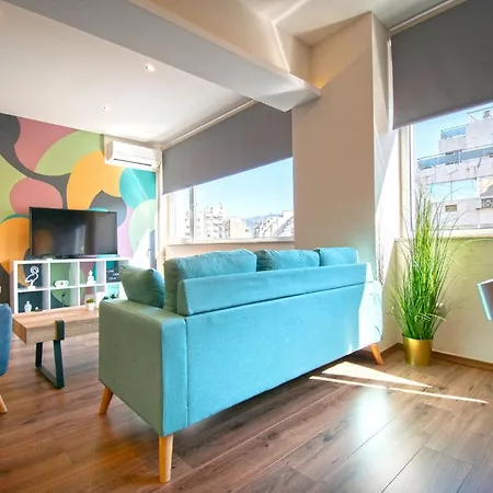 Abstract Flat With Urban View Athens