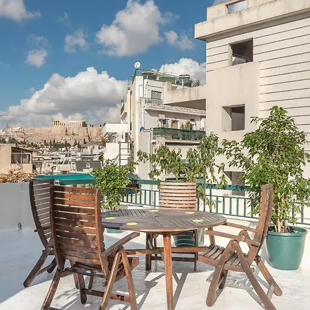 Blue Couple House Atene