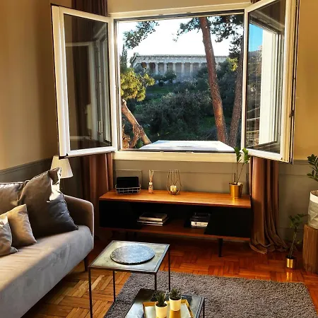 Agora Vista Acropolis Athen
