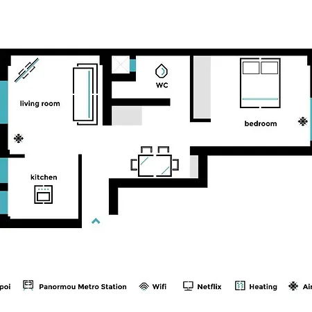 Pristine 1br In Ampelokipoi Area By Upstreet * Athens