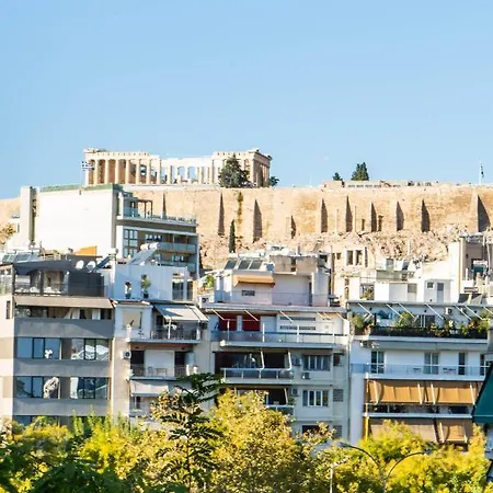 Bright Modern View Of The Acropolis 5 Min Walk *