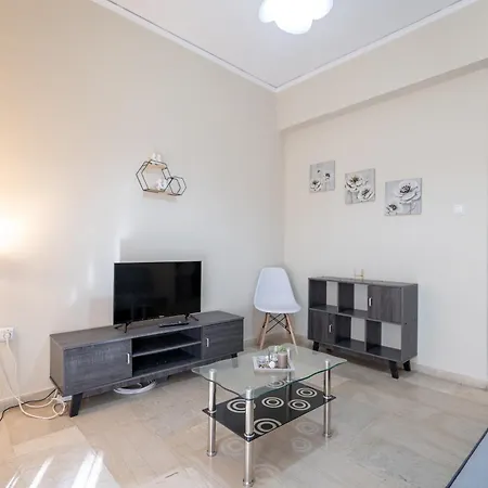 Neos Kosmos Metro St 1 Bedrm 3 Pers Flat By Mps Apartament Ateny