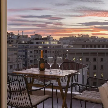 דירה Athenian Penthouse Acropolis