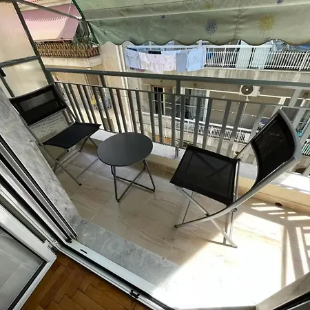 Wsd Stylish 1bd With View Balcony Near Attiki Merto * Athens