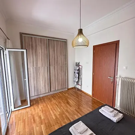 Wsd Stylish 1bd With View Balcony Near Attiki Merto Apartment *