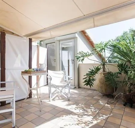 Evangelia3 Attic With Amazing View Patio Apartment