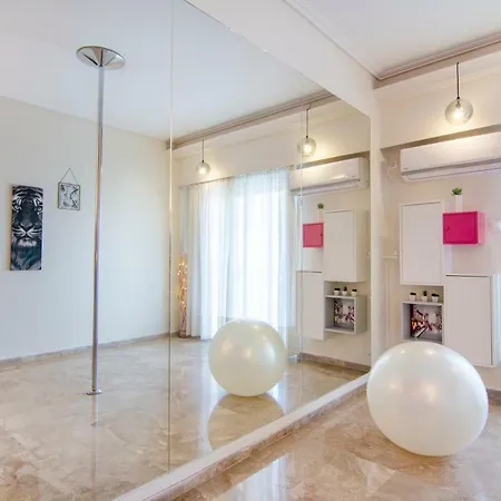 Godiva Plays - Stylish Aerialist's Concept Flat + Pole *
