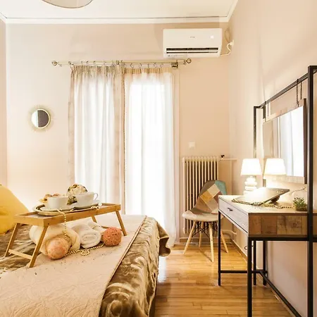 Cozy, Central, Safe Double In Apartment, Close To Acropolis Atenas