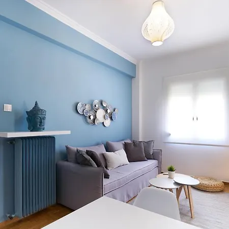 “blue Oasis” In The Heart Of Koukaki! Apartment Athens