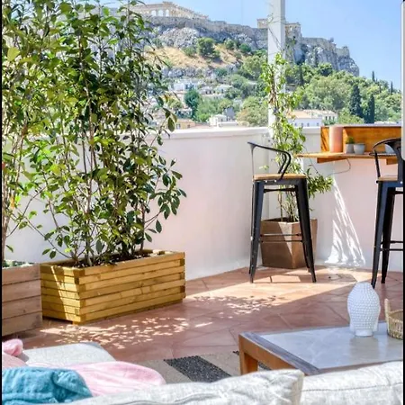 Acropolis Stunning View Penthouse In Plaka For 2! Appartement Athene
