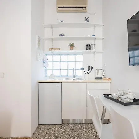 Apartment Blue Couple House Athen