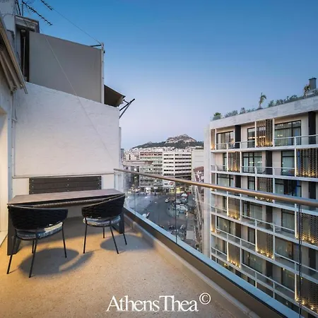 아파트 Athensthea Alpha Luxury Penthouse In Omonia