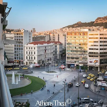 아파트 Athensthea Alpha Luxury Penthouse In Omonia *
