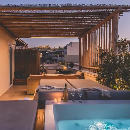 Luxury With Acropolis View Terrace And Jacuzzi In The Heart Of - Living Stone Azurite *