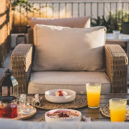 Luxury With Acropolis View Terrace And Jacuzzi In The Heart Of - Living Stone Azurite Appartement Athene