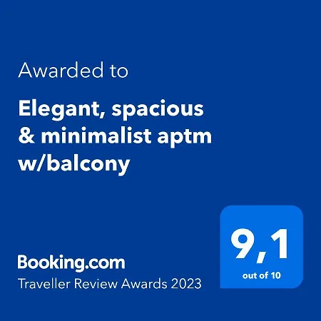 Elegant, Spacious & Minimalist Aptm W/balcony *