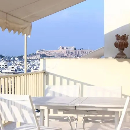 2 Level With Terrace And Acropolis View * Athens