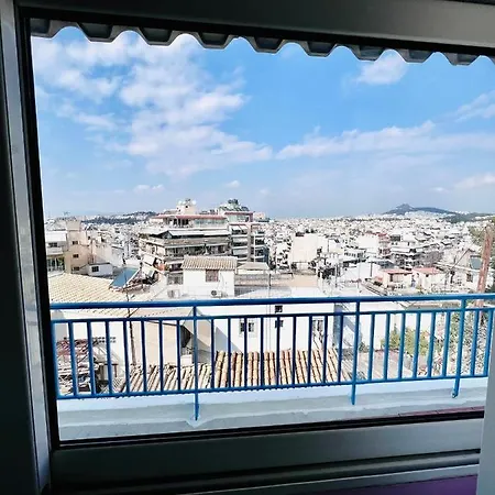 Sky Inn With Wonderful Acropolis View In Neos Kosmos Gasthuis