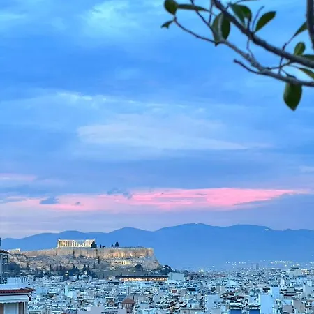 Sky Inn With Wonderful Acropolis View In Neos Kosmos