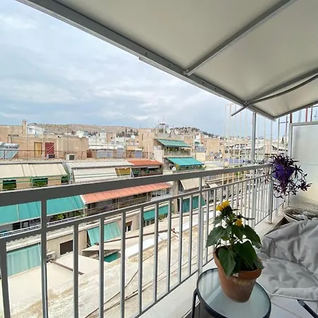 Private Apt. Acropolis View. Floor. Koukaki *