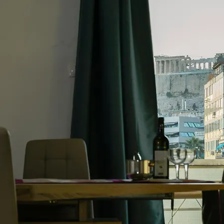 Acropolis View In Apartment *