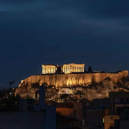 Majestic Overlooking Acropolis With Hot Tub Villa Athens
