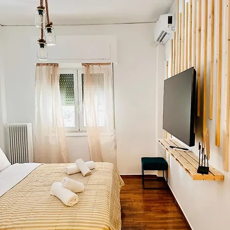 Pangrati Eco-chic Oasis 1br For 4 Persons