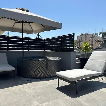 Apartamento T&t Luxury - Rooftop Jacuzzi Atenas