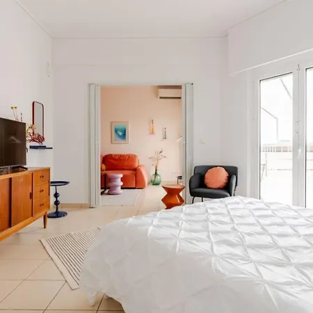 شقة - Gem - Balcony With Acropolis View - Bright Spacious Flat أثينا
