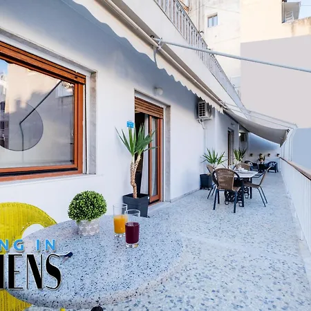 Spacious At Historical Center Of 4&2 Ppl Lejlighed Athen