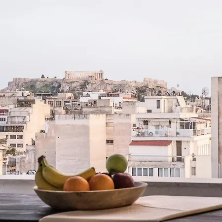 Acropolis Panorama Luxury Loft 8th Fl Balcony View